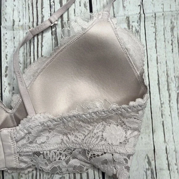 Aerie Bralette Lace Bra 32C Lightly Padded - Picture 7 of 11